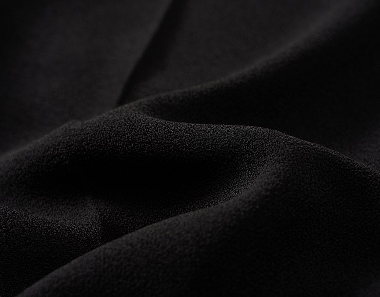 COMME MOI Lu Yan designer's new women's classic black slim acetic bell bottoms - GREAT.