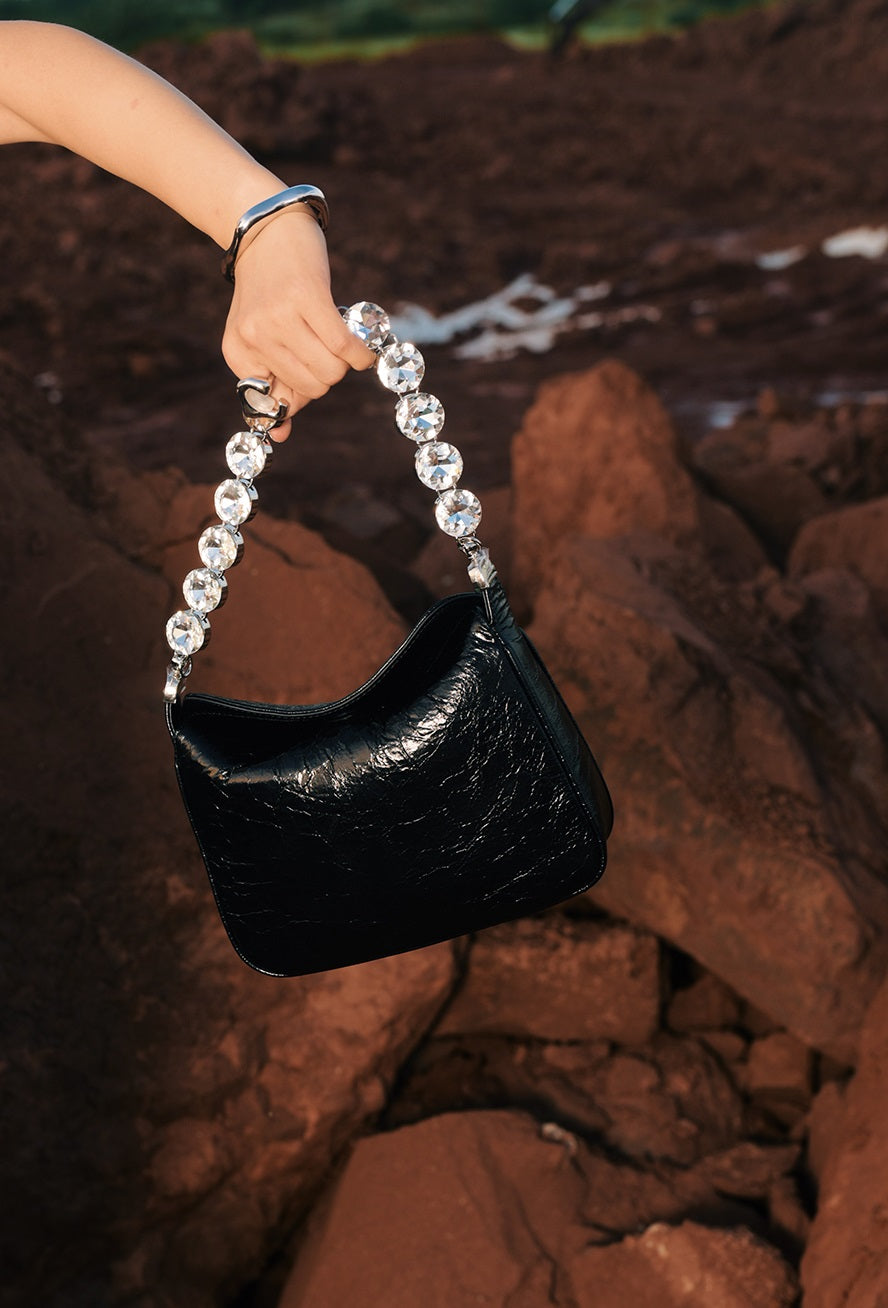 IUBALLET Pinched Light Man Diamond Chain Armpit Bag - GRANT.