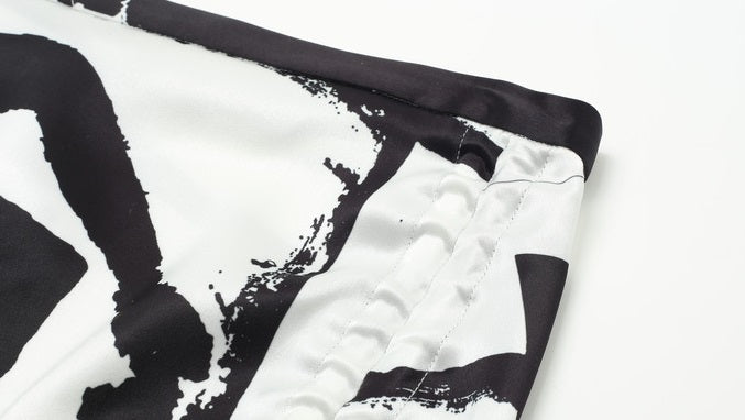 ZHUCHONGYUN Autum Print Sirred Skirt-GAJEEL.