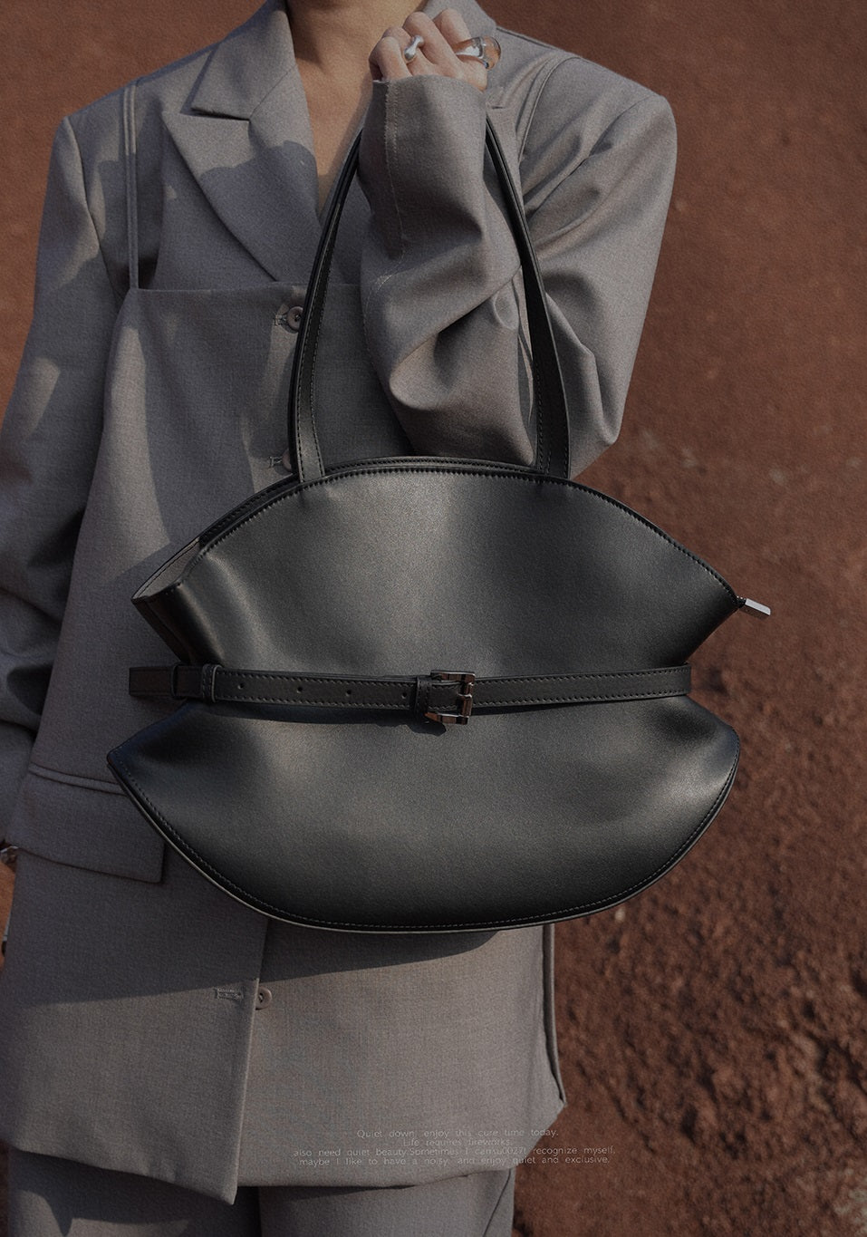 IUBALLET Sleek Shoulder Leather Bag- RUSH.