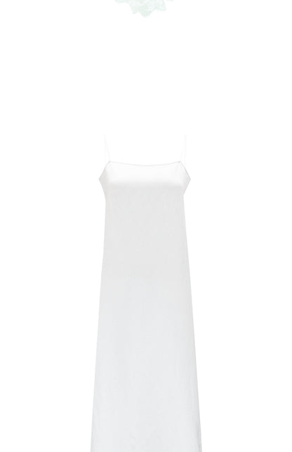 M essential Mackay designer Jiyi embroidery silk hand-dyed embroidered maxi dress - BAM.