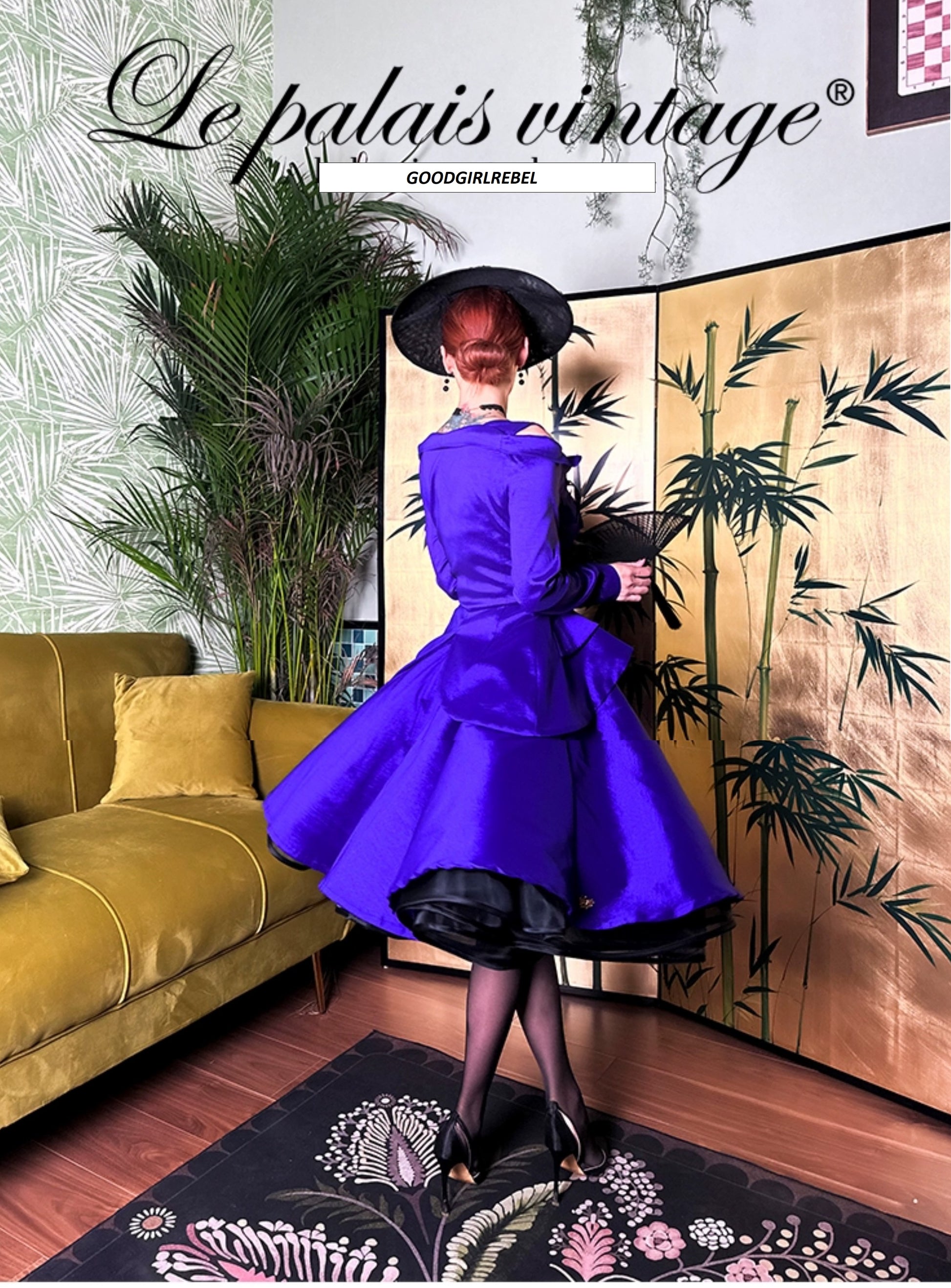 Le Palais vintage retro strapless 1950 ball gown LBD dress- Wali – GOOD  GIRL REBEL