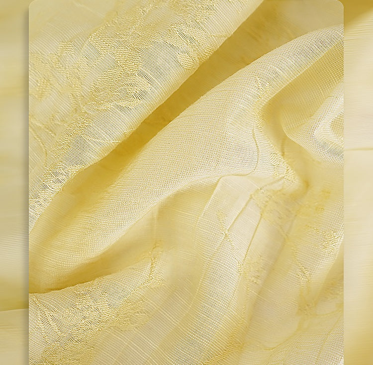 HECO Chinese style jacquard bubble summer silk cross-body top - PERFECT .