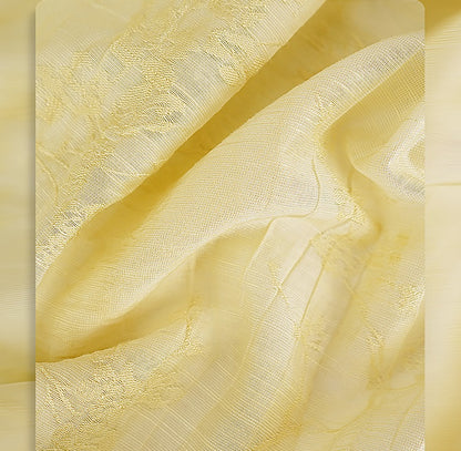 HECO Chinese style jacquard bubble summer silk cross-body top - PERFECT .