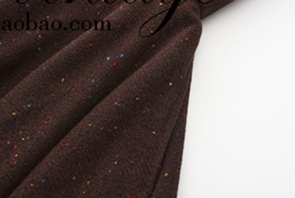 Le Palais Vintage Brown Mink Slim Jacket, Fishbone Skirt-LEE.