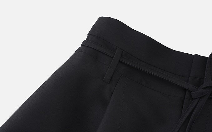 ZHUCHONGYUN loose cocoon-shaped three-dimensional cut wide trousers - FEYRE.