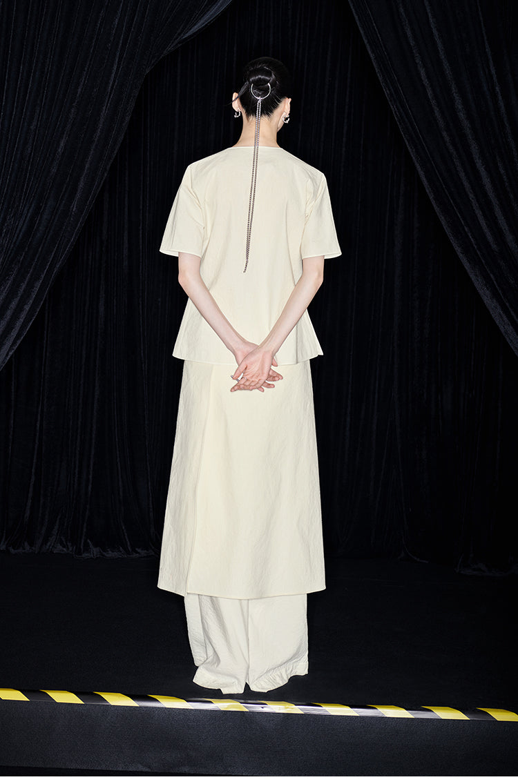 M essential Mackay designer butterfly embroidery short-sleeved top  pant skirt suit - baby.