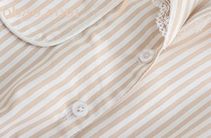 Le Palais Vintage  Sweet and Spicy Girly Short Puff Sleeve Shirt High Waist Pumpkin Shorts-QUINN