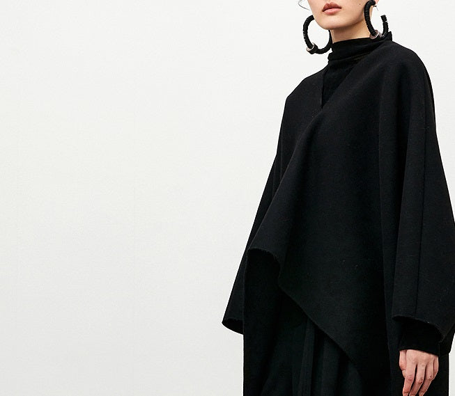 ZHUCHONGYUN black cardigan temperament coat-LENZ.