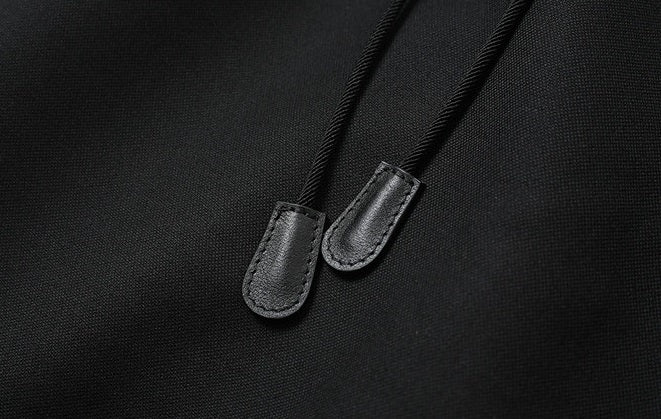 ZHUCHONGYUN loose bud mid-length black sheep wool skirt- HACHI.