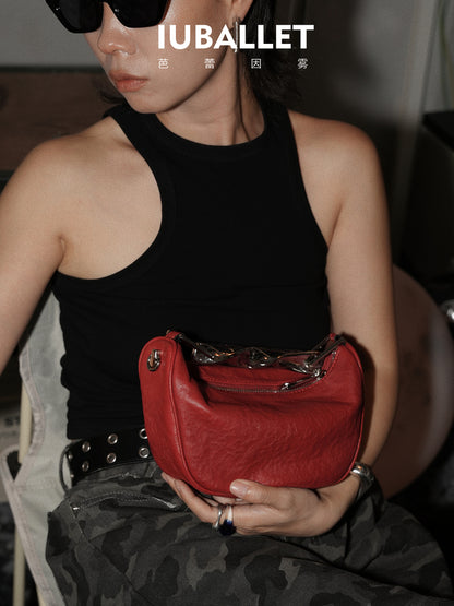 IUBALLET Quantum Gravity Metal Tote Futuristic Crossbody Bag - SONIE.