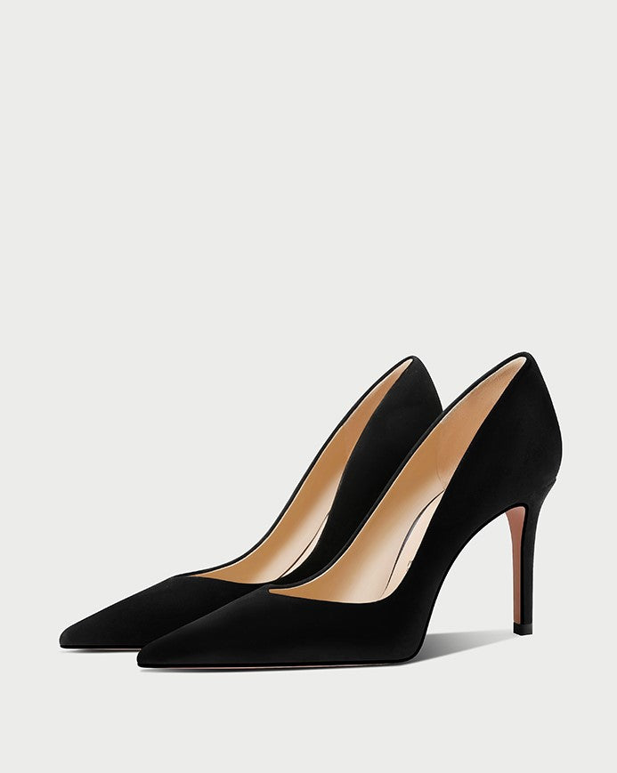 PJJUU classy high-end stiletto shoes - BLUE.