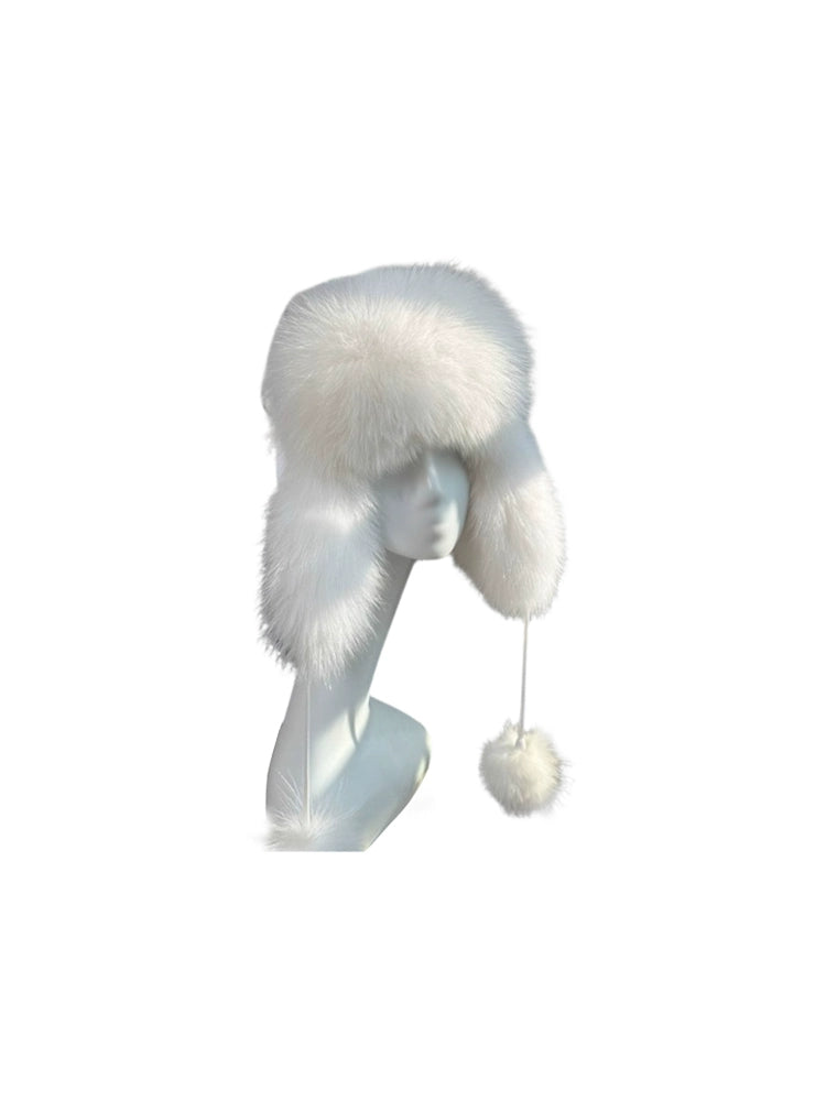 Le Palais Vintage show small good with Slavic fox fur Lei Feng hat-TOMOKI