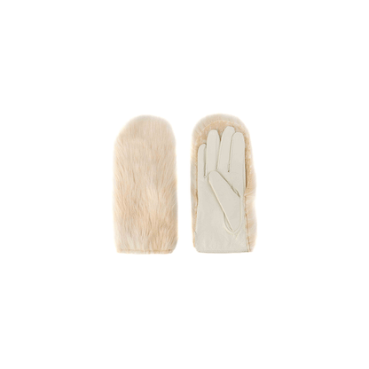 ATELIER MISS LU Faux Fur Stitching Design Styling Gloves - PRINCE.