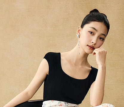 HECO Jacquard Horse Face Pleated Maxi Skirt  - COARSE.