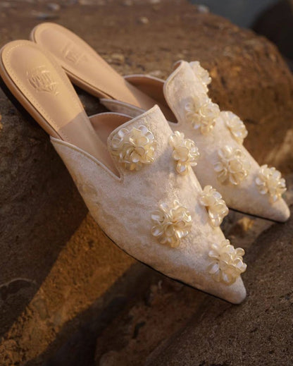 B-FEI elegant casual mules with pointed toe -MARX.