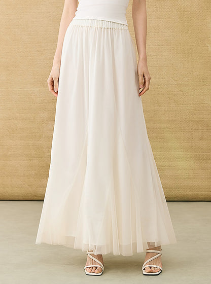 HECO Chinese style simple large elegant and flowing skirt - ELITE.