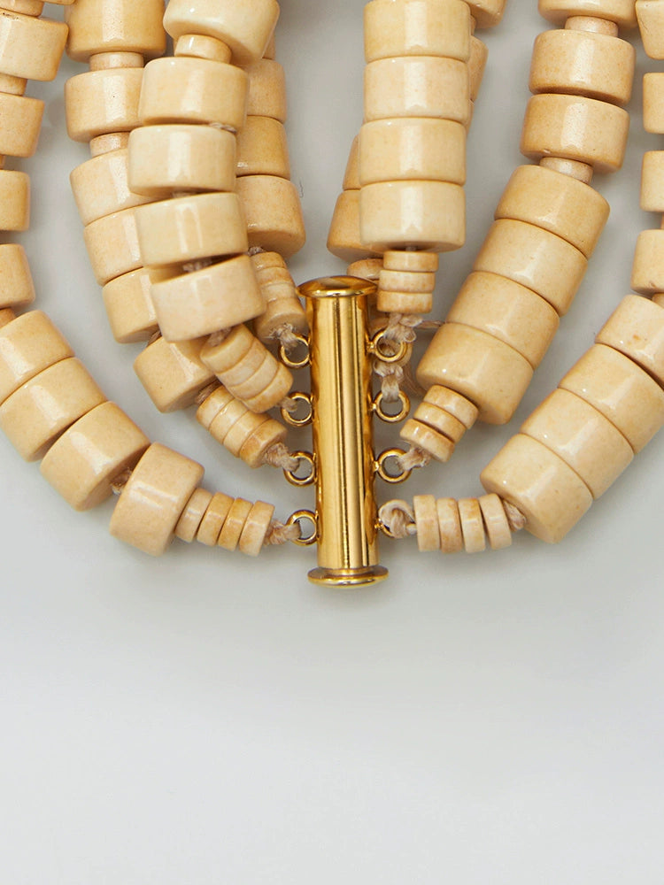 ZHUCHONGYUN summer multi-layer buckle design bracelet-ROUKO