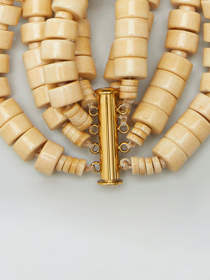 ZHUCHONGYUN summer multi-layer buckle design bracelet-ROUKO