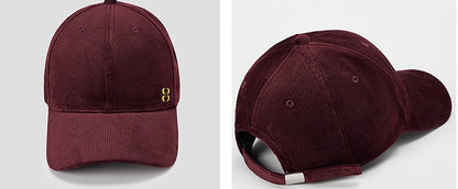 COMME MOI Lu Yan Designer New Women's Retro Contrast LOGO Baseball Cap - PHASE.