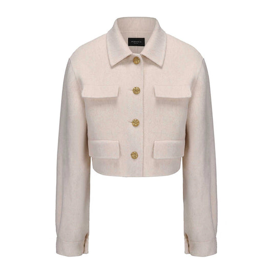 ATELIER MISS LU Vintage Cut-out Sheep Wool Double-faced Tweed Jacket - MARIA
