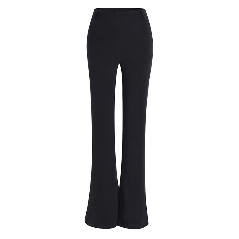 Le palais vintage autumn winter black hooded top black trousers - Ninja
