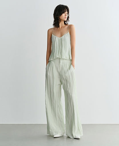 COMME MOI  Beach Lace-up Flower Bud Open Back Short Top - BEAUTY.