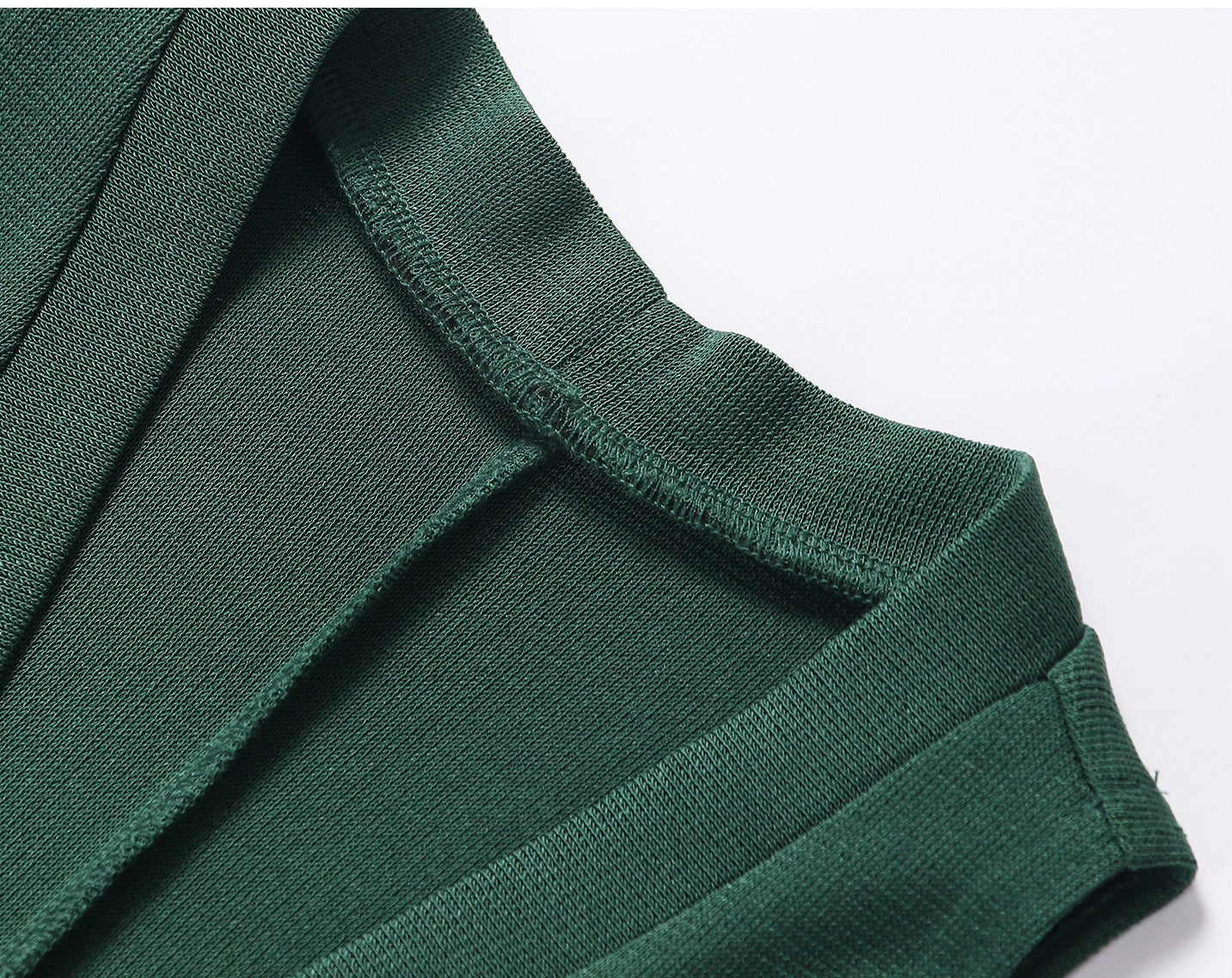 WANGXO |Vertical-Cut Acetate Double-Sided Threaded Halterneck Knitted Top -VELA