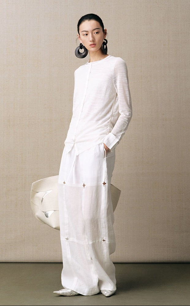 ZHUCHONGYUN new Chinese knitted long-sleeved top-CANSA.