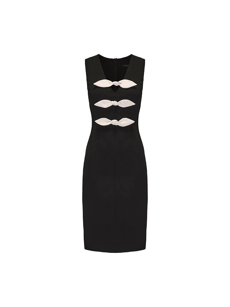 ATELIER MISS LU Spring And Summer Ribbon Waist Sleeveless Dress - ARTHUR.