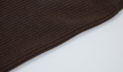 ZHUCHONGYUN Winter Slim Fit Yak Fleece Knitted Pants--FUDOU.