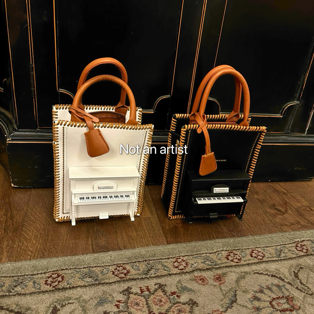 NOT AN ARTIST vintage stereo piano bag - Piano