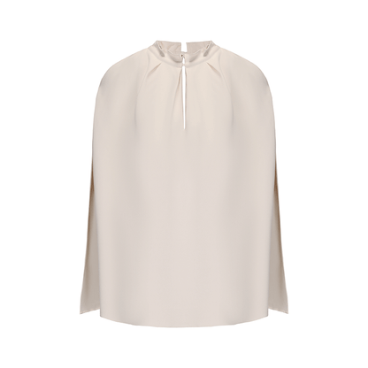 ATELIER MISS LU Off-the-Shoulder Slit Long-sleeved Silhouette Top - MARTY