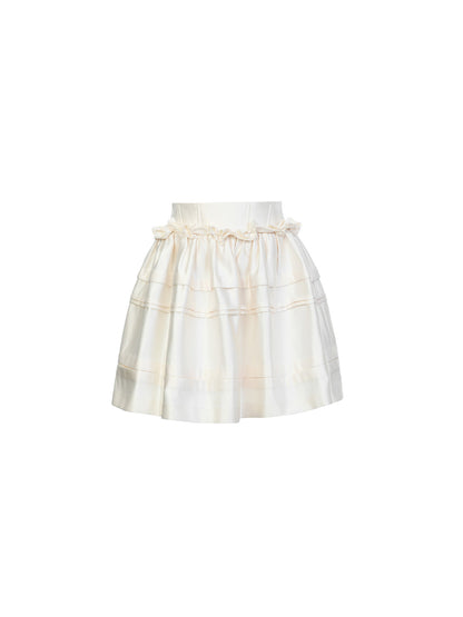 FAME Rococo cream piping skirt - LOGAN