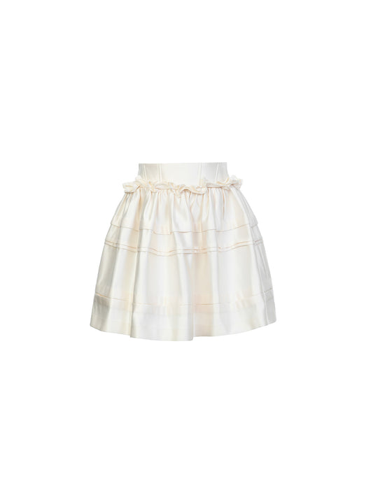 FAME Rococo cream piping skirt - LOGAN