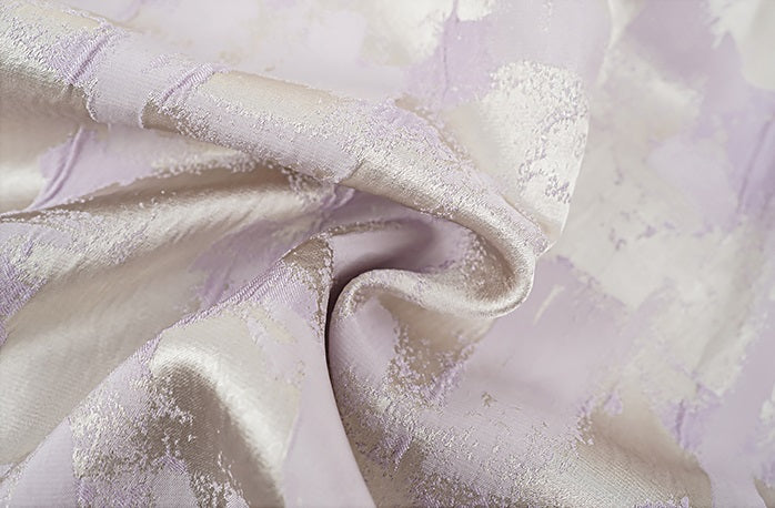 HECO Jacquard Cross Slit Pile Collar Red White Purple Crop Top Women - WORSHIP.