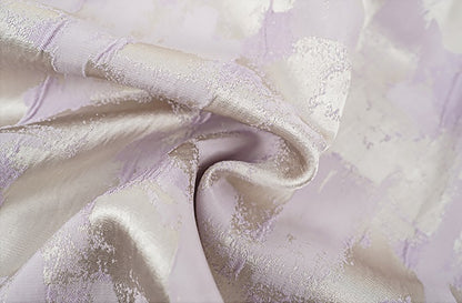 HECO Jacquard Cross Slit Pile Collar Red White Purple Crop Top Women - WORSHIP.