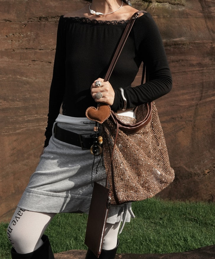 IUBALLET  Woven Bucket Large Tote Bag - HEROM.