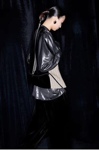 M essential Mackay designer multi-layered embroidered ethnic vest - jack.