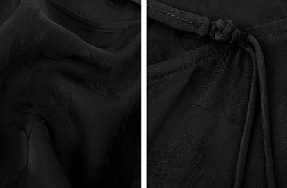 HECO Chinese style hollow fringe disc buckle short top - MASTER.