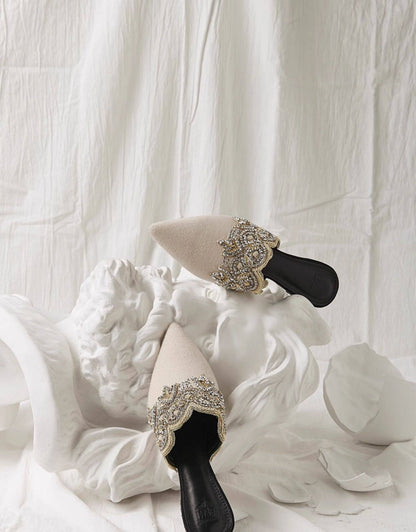 B-FEI Tone Embroidered Everest summer toe slippers-PINNO.