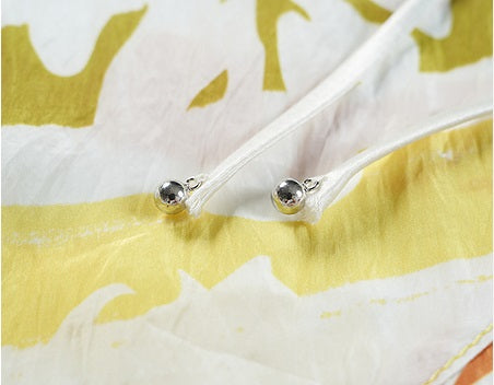 COMME MOI Lv Yan designer summer beach sleeveless print waist dress - AVA.