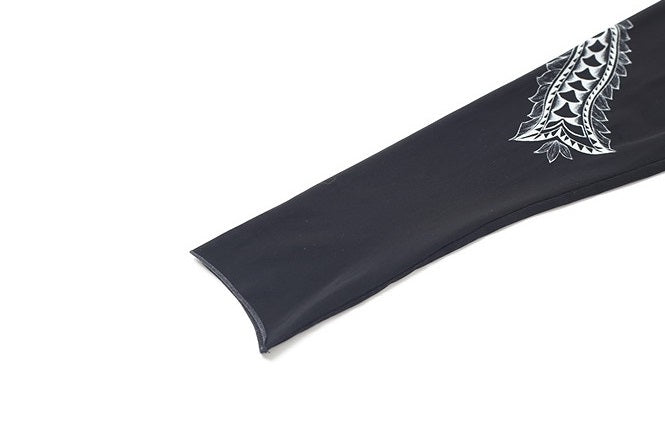 ZHUCHONGYUN black high-neck long sleeve top-HATAKE.