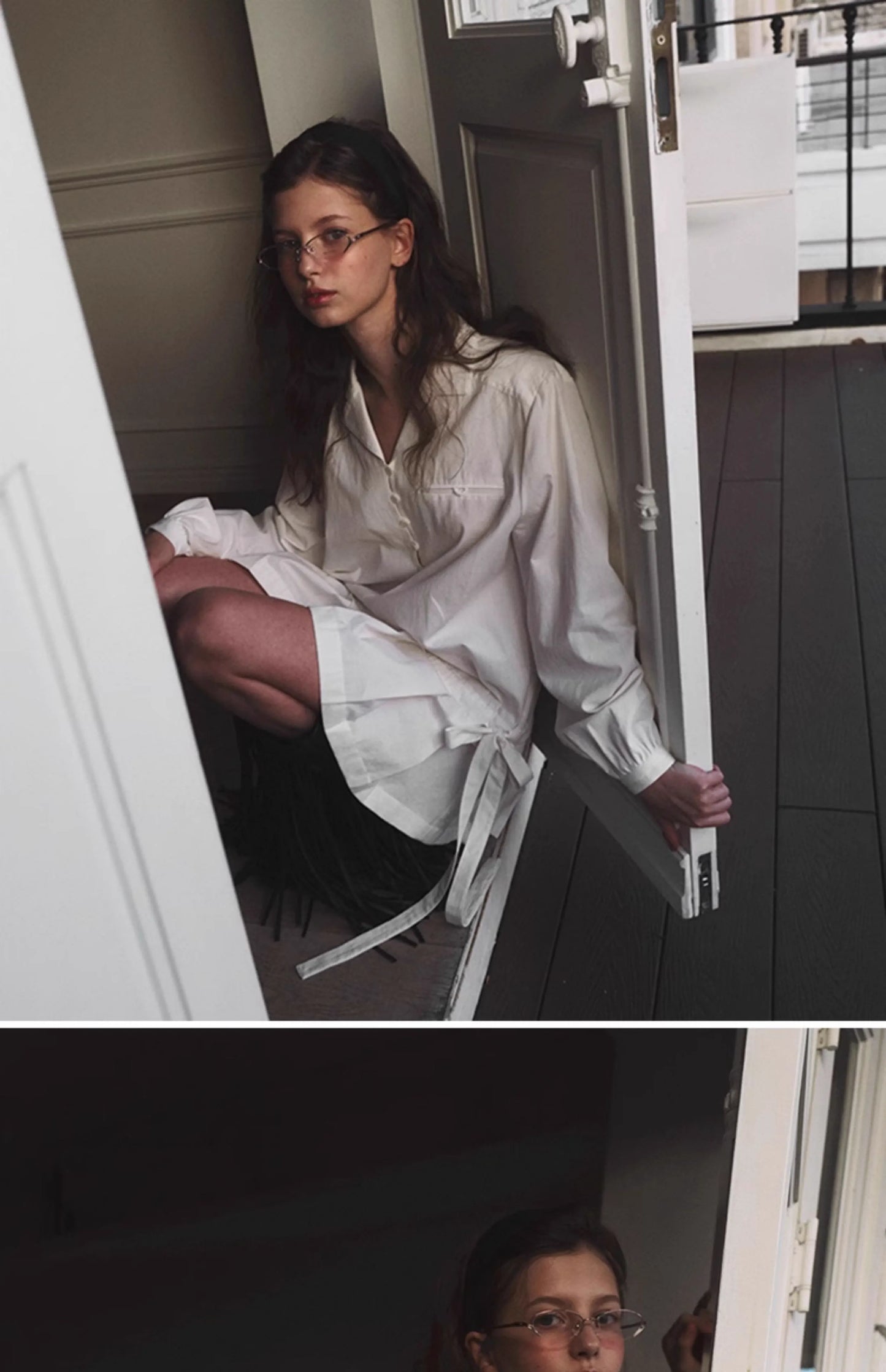 NOTHING WRITTEN flair shirt dress women's summer niche -ZOEY.