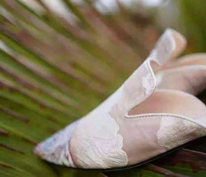 B-FEI handmade flat pointed toe women's mules- YUNIT.