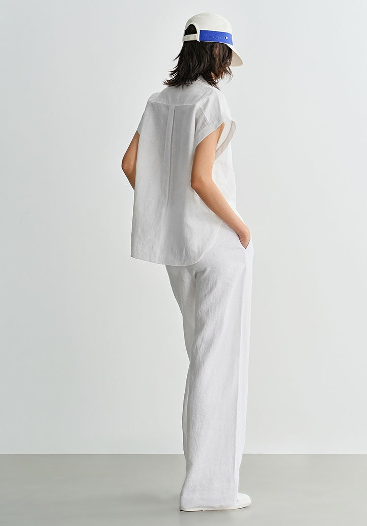 COMME MOI women's high-tech linen shorts and shirts outfit set - ELIJAH.