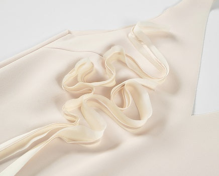 COMME MOI summer women's short flower V-neck vest - MAEVE.