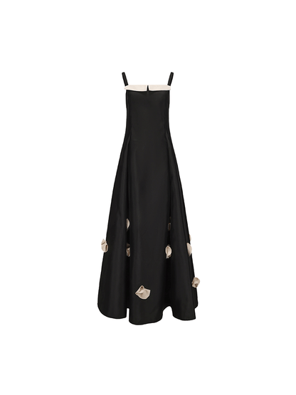 ATELIER MISS LU Orchid Shape Cut Gorgeous Swing Dress - CLAIRE.