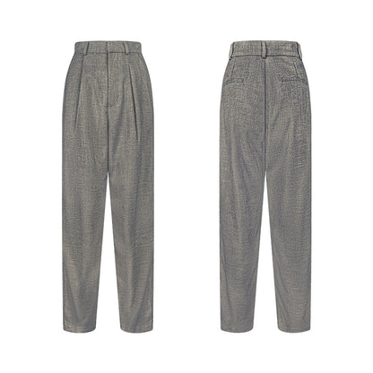 TUYUE Premium Gray Straight Casual Suit Pants- JAMAL.