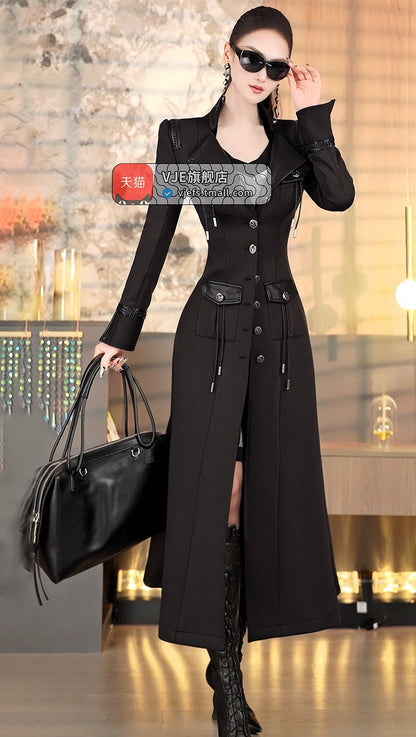 VJE  Plaid Jacquard Knitted Square Neck Top Hip Skirt Two-Piece Set - OLLY.